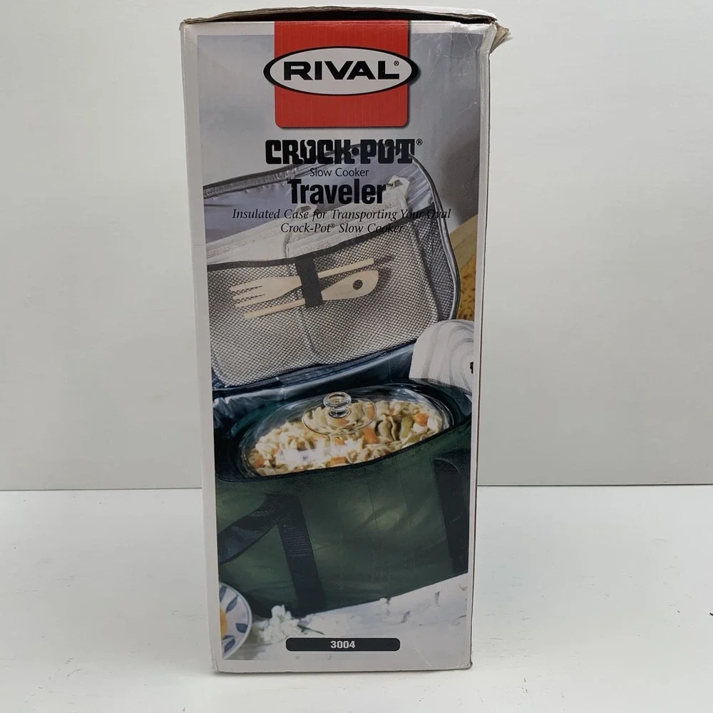 Crock-Pot Traveler Slow Cooker Travel Bag Insulated Carrier 4.5 - 5.5 Qt Oval